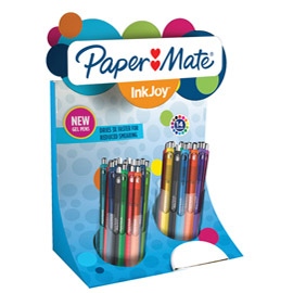 ***==1959464 espositore da banco 60pz. Inkjoy gel colori assortiti newell