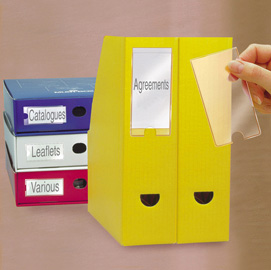 10 portaetichette adesive 30x150 3l 7530