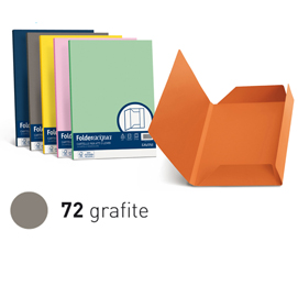 25 cartelline luce lembi - 200 gr - 24,5x34,5cm - grafite - favini - conf. 25 pezzi