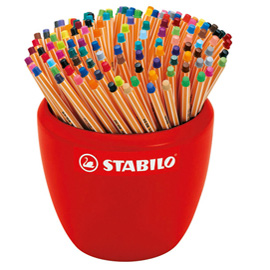 88/150-2 vaso in ceramica point 88 150 pz. In 20 colori assortiti