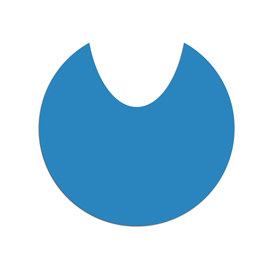 Adesivo raccolta differenziata blu per carrelli portasacco stilcasa