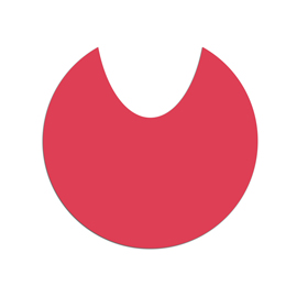 Adesivo raccolta differenziata rosso per carrelli portasacco stilcasa