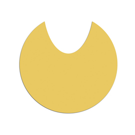 Adesivo raccolta differenziata giallo per carrelli portasacco stilcasa