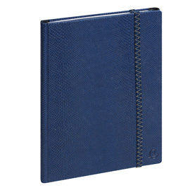 Agenda 16 mesi all-in-one 2026 - copertina exaweek - 15 x 21 cm - blu navy - quo vadis