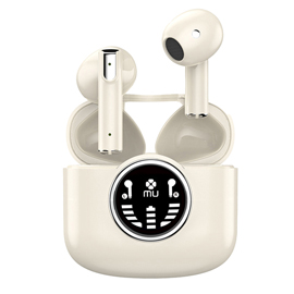 Auricolare bluetooth  - 5.3 - bianco - mu