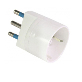 Adattatore semplice con spina 2p+t 16a - presa schuko 16a - mkc