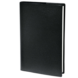 Agenda settimanale - presidente 2021 - copertina impala - nero - 21x27cm - quo vadis