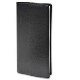 Agenda settimanale - planital 2021 spiralato - copertina impala - nero - 8,8x17cm - quo vadis