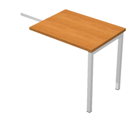 Allungo easy plus - dx/sx - 79x60x72,5 cm - noce chiaro - artexport