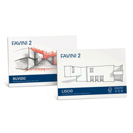 Album favini 2 - 24x33cm - 110gr - 20 fogli - liscio squadrato - favini
