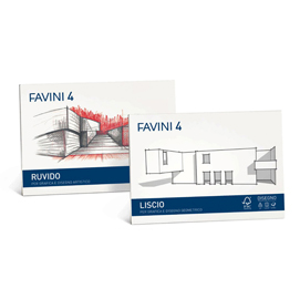 Album favini 4 - 24x33cm - 220gr - 20 fogli - liscio - favini