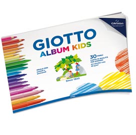 Album kids 5+ - a4 - 90gr - 30 fogli - giotto