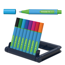 Astuccio sfere xb link/it - colori assortiti - schneider - astuccio 8 colori