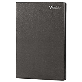 Agenda weekly settimanale 2021 - ppl - 17x24 cm - nero - intempo