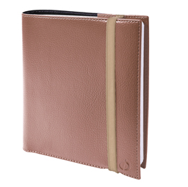 Agenda settimanale - time & life 2021 - copertina cassandra - rame metal - 16x16cm - quo vadis