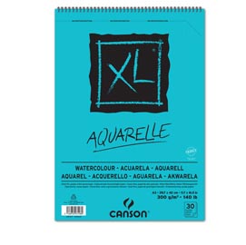 Album xl aquarelle - a3 - 300gr - 30 fogli - canson