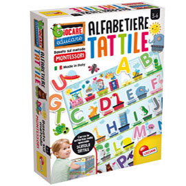 Alfabetiere tattile montessori plus - lisciani
