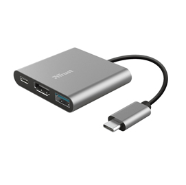 Adattatore usb-c - multiporta 3-in-1 dalyx - trust