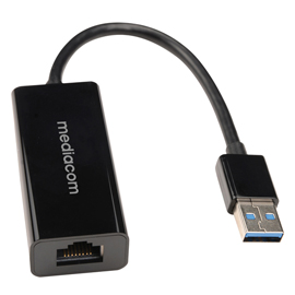 Adattatore di rete - da usb 3 a gigabit lan - mediacom