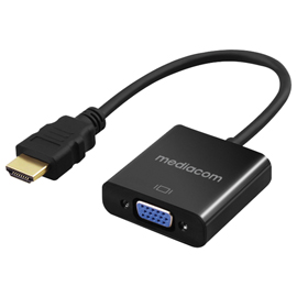 Adattatore - da hdmi a vga - mediacom