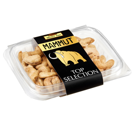 Anacardi tostati salati - in vaschetta - 120 gr - mister nut