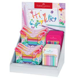 Assortimento matite colorate sparkle - faber castell