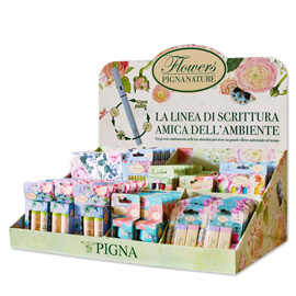 Assortimento cancelleria nature flowers - pigna
