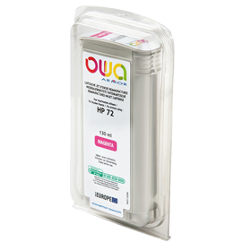 Armor - cartuccia ink compatibile per hp 72 - magenta - b45115ow -130 ml