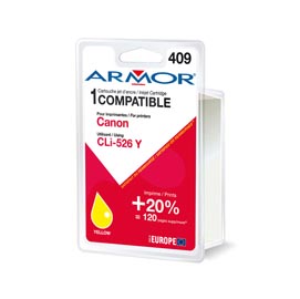 Armor - cartuccia per canon - giallo - cli-526y - 10,5ml