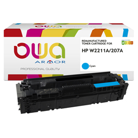 Armor - toner compatibile per hp - ciano - w2211a - 1.250 pag
