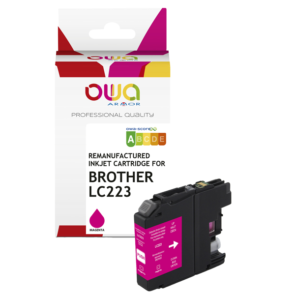 Armor cartuccia magenta per brother lc-223 -8ml