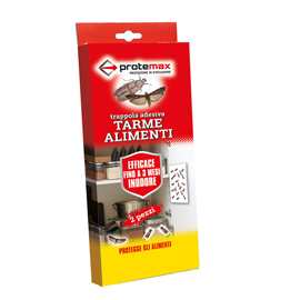 Blister con 2 trappole adesive per tarme in alimenti protemax