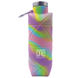 Borraccia foldy one color - pieghevole - 700 ml - silicone - colori assortiti - blasetti