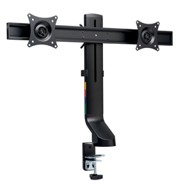 Braccio salvaspazio per monitor doppio smartfit - nero - kensington