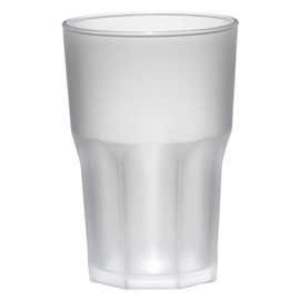 Bicchiere granity - 400 ml - pp - satinato - leone - conf. 5 pezzi