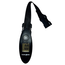 Bilancia pesa valigie explora - 3,6 x 10 cm - nero - lebez