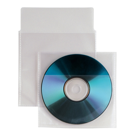 Buste a sacco insert cd - patella di chiusura - ppl - 125x120 mm - sei rota - conf. 25 pezzi