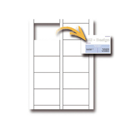 Biglietti da visita - 85 x 54 mm - 200 gr - microperforati - bianco - decadry - conf. 15 fogli da 10 biglietti