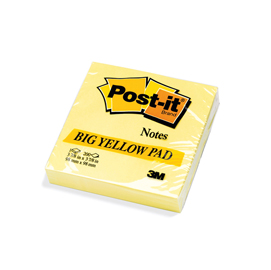 Blocco foglietti - giallo canary™ - 100 x 100mm - 200 fogli - post it®