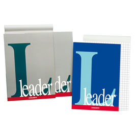 Blocco note leader - bianco - 21 x 297mm - 80gr - 90 fogli - blasetti
