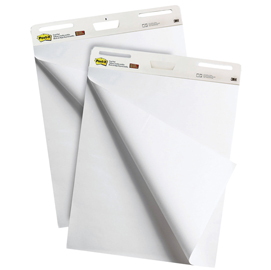 Blocco da parete super sticky - 30 fogli - 63,5x77,5 cm - bianco - post it®