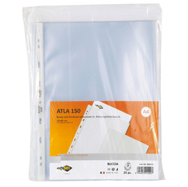 Buste forate atla - pesante - buccia - 22x30 cm - trasparente - sei rota - conf. 50 pezzi