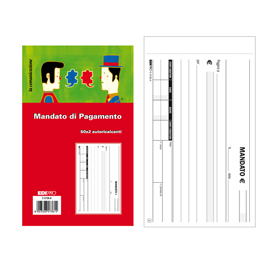 Blocco mandato di pagamento e5736a - 9,9 x 17cm - 100 fogli - edipro