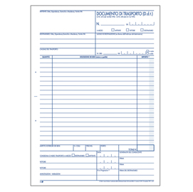 Blocco ddt - 225 x 297mm - 50 x 3 copie - bm
