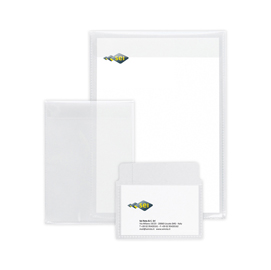 Buste con patella soft p - ppl - 10x13,5 cm - liscio - trasparente - sei rota - conf. 25 pezzi