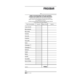 Blocco frigo bar - uso mano - 22 x 10cm - 100 fogli - edipro