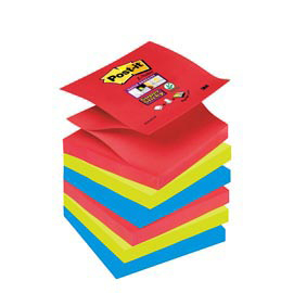 Blocco post it® super sticky z notes - bora bora - 76 x 76mm - 90 fogli - post it®