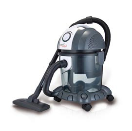 Bidone aspiratutto mr bin g - 49,5x36x37 cm - 1400 w - bianco/nero/grigio - melchioni