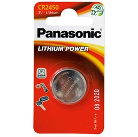 Blister micropila cr2450 - litio - panasonic