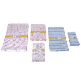 Buste in carta - stampa generica - 25x34 cm - colori assortiti - balmar 2000 - conf. 100 pezzi